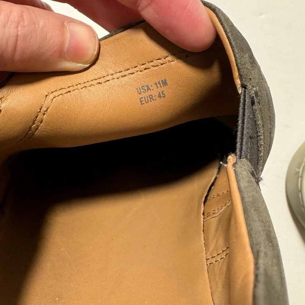 Vince Soren Nubuck Leather Slip-on Shoes